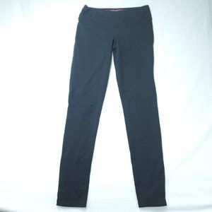 Lucy Leggings Women Small Black Powermax Pullon Snap Button Leg Yoga Full 29"